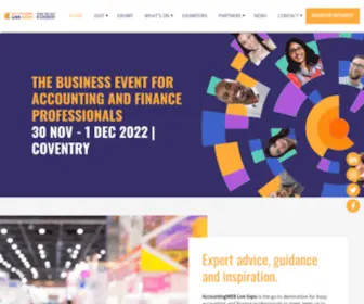Accountingweblive.co.uk(AccountingWEB Live) Screenshot