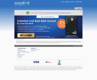 Accountnow.com(Accountnow prepaid visa debit cards) Screenshot