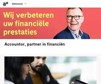 Accountor.com(Accountor, uw partner in financiën) Screenshot
