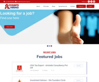 Accountshiring.com(Accounts Hiring) Screenshot