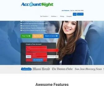 Accountsight.com(Time Tracking Software) Screenshot