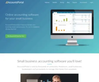 Accountsportal.com(Online Accounting Software For Small Business) Screenshot