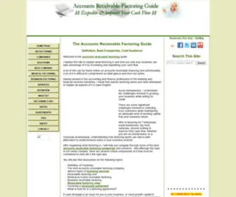 Accountsreceivablefactoringhq.com(Accounts Receivable Factoring) Screenshot