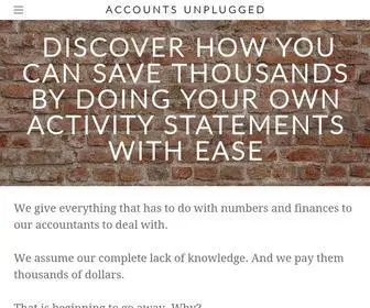 Accountsunplugged.com(ACCOUNTS UNPLUGGED) Screenshot