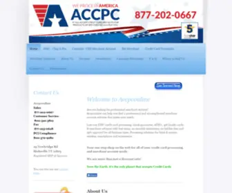 AccPconline.com(American Credit Card Processing Corp) Screenshot