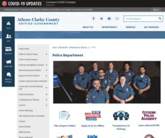 ACCPD.org(Police Department) Screenshot