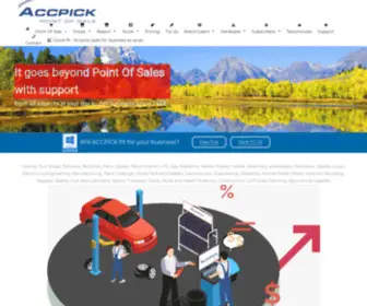 AccPick.com(Point of Sale Software System South Africa) Screenshot