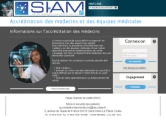 Accreditation-Des-Medecins.fr(Accreditation Des Medecins) Screenshot