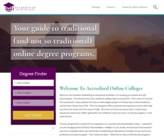 Accredited-Online-College.org(Accredited Online College) Screenshot