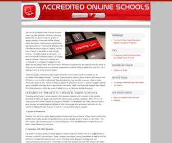 Accredited-Online-Schools.net(Accredited Online Schools) Screenshot