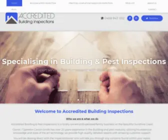 Accreditedbuildinginspections.com.au(Pre Purchase Building and Pest Inspection Sunshine Coast) Screenshot