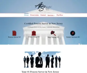 Accreditedprocessservice.com(Process Serving) Screenshot
