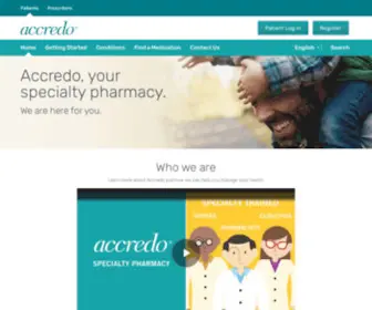 Accredo.com(Patient) Screenshot
