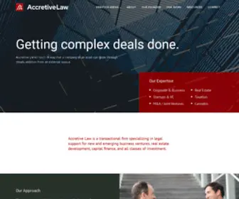 Accretivelawgroup.com(Accretive Law) Screenshot