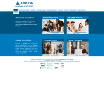 Accrin.co.uk(Training providers) Screenshot