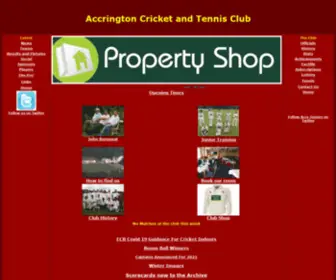 Accringtoncc.com(Accrington Cricket Club) Screenshot