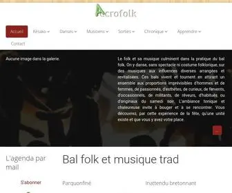 Accrofolk.net(Danse folk) Screenshot