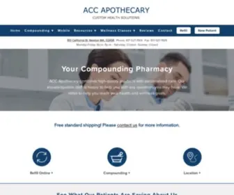 ACCRX.com(ACC Apothecary) Screenshot