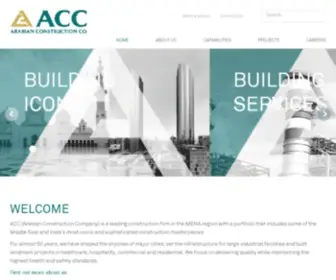 Accsal.com(Arabian Construction Company) Screenshot