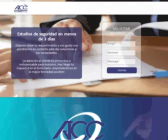 Accseguridad.com(ACC SEGURIDAD EMPRESARIAL) Screenshot