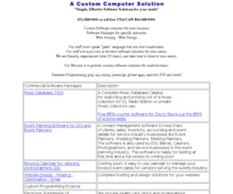 Accsi.com(A Custom Computer Solution Int&#039;l) Screenshot