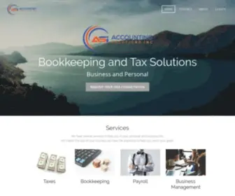 Accsolutionsinc.com(ACCOUNTING SOLUTIONS) Screenshot