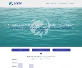 ACCSP.org(The Atlantic Coastal Cooperative Statistics Program) Screenshot