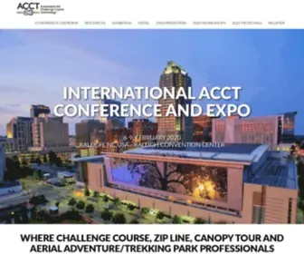 Acctconference.com(International ACCT Conference and Expo) Screenshot