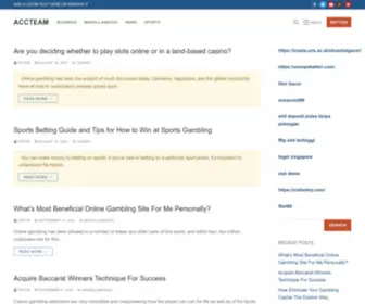 Accteam.org(Accteam) Screenshot