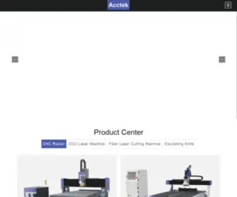 Acctekgroup.com(Jinan acctek) Screenshot