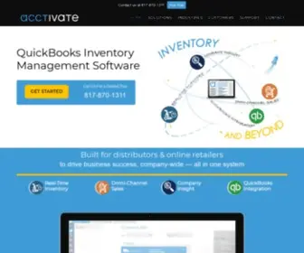Acctivate.com(QuickBooks Inventory Management Software) Screenshot