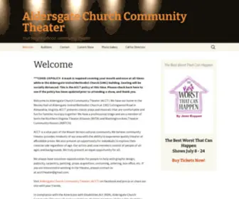 Acctonline.org(Aldersgate Church Community Theater) Screenshot