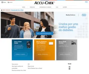 Accu-Chek.com.br(Bem-vindo à Accu-Chek) Screenshot
