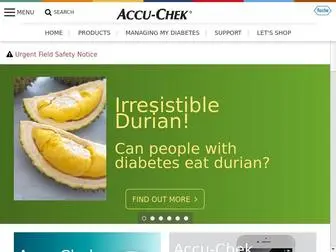 Accu-Chek.com.my(Roche) Screenshot