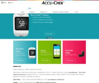 Accu-Chek.cz(Czech Republic) Screenshot