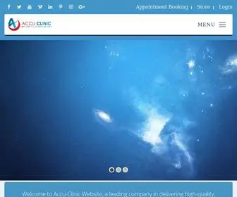 Accu-Clinic.com.eg(Accu-Clinic - Home) Screenshot