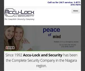 Accu-Lock.com(Accu Lock) Screenshot