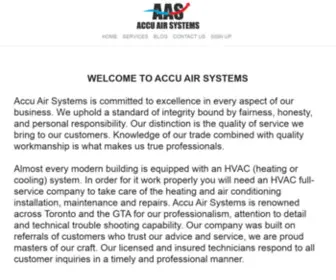 Accuairsystems.ca(Accu Air Systems) Screenshot