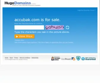 Accubak.com(Nationwide Access) Screenshot