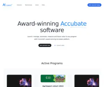 Accubate.app(Cloud Native Software for Institutions and Individuals) Screenshot