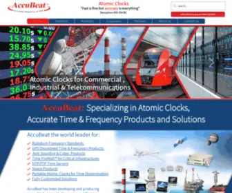 Accubeat.com(Rubidium Atomic Clock and GPS) Screenshot