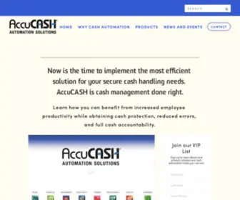 Accucash.com(AccuCASH Automation Solutions) Screenshot