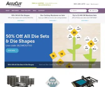 Accucutcraft.com(Die Cutting Products for Craft) Screenshot