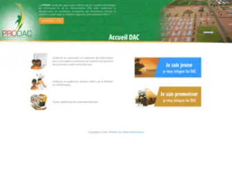 Accueil-Dac.com(PRODAC) Screenshot