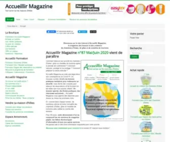 Accueillir-Magazine.com(Création) Screenshot