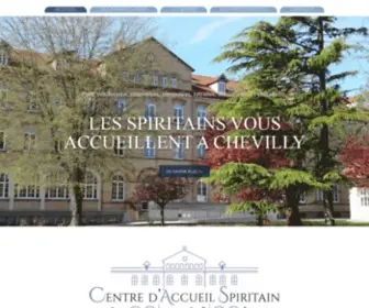 Accueilspiritainchevilly.com(Centre d'accueil Spiritain de Chevilly) Screenshot