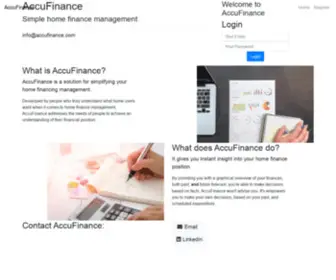 Accufinance.com(Accufinance) Screenshot