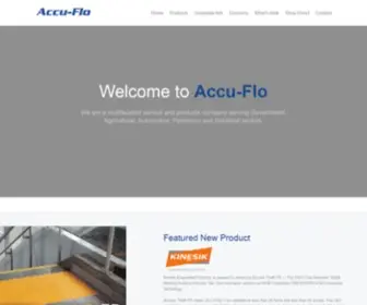 Accuflo.com(Accu-Flo) Screenshot