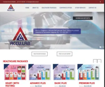 Acculab.com.pk(Home) Screenshot
