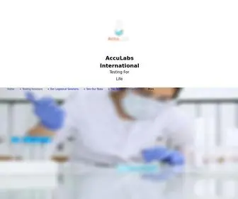 Acculabsinternational.com(AccuLabs International) Screenshot